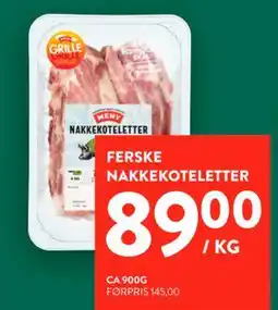Jacobs FERSKE NAKKEKOTELETTER tilbud
