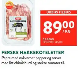 Jacobs FERSKE NAKKEKOTELETTER tilbud