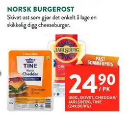 Jacobs NORSK BURGEROST tilbud