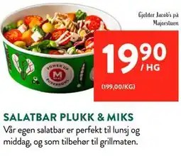 Jacobs SALATBAR PLUKK & MIKS tilbud