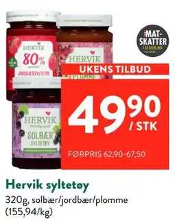 Jacobs Hervik syltetøy tilbud