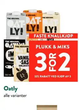 Jacobs Oatly tilbud