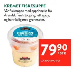 Jacobs KREMET FISKESUPPE tilbud