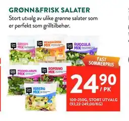 Jacobs GRØNN&FRISK SALATER tilbud
