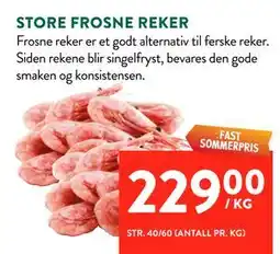 Jacobs STORE FROSNE REKER tilbud