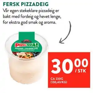 Jacobs FERSK PIZZADEIG tilbud