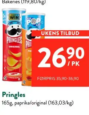 Jacobs Pringles tilbud