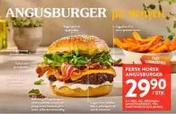 Jacobs FERSK NORSK ANGUSBURGER tilbud