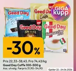 Gigaboks Good Day Coffe 100-500 g tilbud