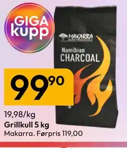 Gigaboks Grillkull 5 kg tilbud