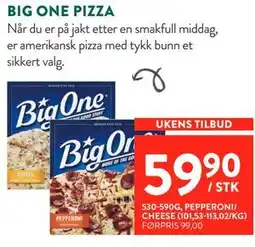 Jacobs BIG ONE PIZZA tilbud