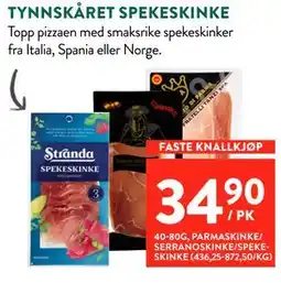 Jacobs TYNNSKÅRET SPEKESKINKE tilbud