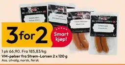 Gigaboks VM-pølser fra Strøm-Larsen 2 x 120 g tilbud