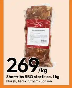 Gigaboks Shortribs BBQ storfe tilbud