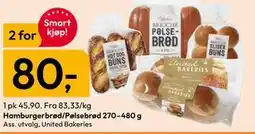 Gigaboks Hamburgerbrød/Pølsebrød 270–480 g tilbud