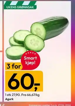 Gigaboks Agurk tilbud