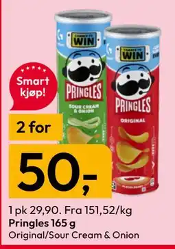 Gigaboks Pringles 165 g tilbud