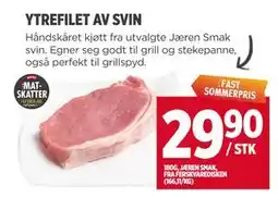 Meny YTREFILET AV SVIN tilbud