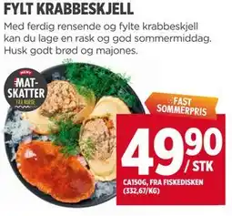 Meny FYLT KRABBESKJELL tilbud
