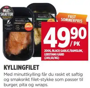 Meny KYLLINGFILET tilbud
