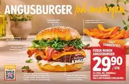 Meny FERSK NORSK ANGUSBURGER tilbud