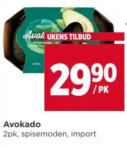 Meny Avokado tilbud