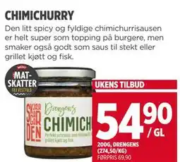Meny CHIMICHURRY tilbud