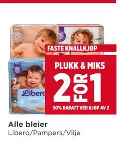 Meny Alle bleier tilbud