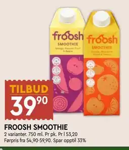 Coop Mega FROOSH SMOOTHIE tilbud