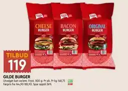 Coop Mega GILDE BURGER tilbud