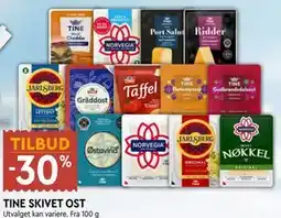 Coop Mega TINE SKIVET OST tilbud