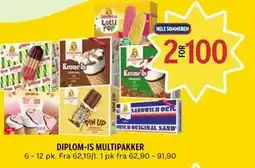 Coop Prix DIPLOM-IS MULTIPAKKER tilbud