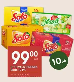 Coop Mega ET UTVALG RINGNES BRUS 10 PK tilbud