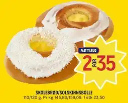 Coop Prix SKOLEBRØD/SOLSKINNSBOLLE tilbud