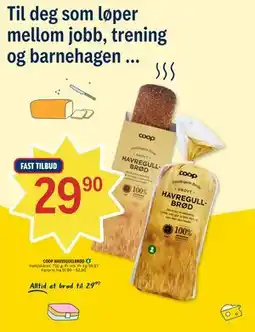 Coop Prix COOP HAVREGULLBRØD tilbud