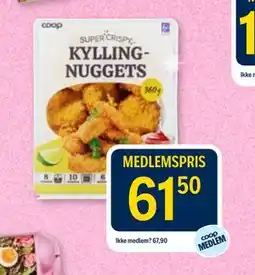 Coop Prix KYLLING-NUGGETS tilbud