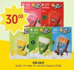 Coop Prix SUN LOLLY tilbud