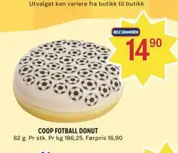Coop Prix COOP FOTBALL DONUT tilbud