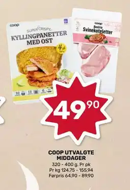 Matkroken COOP UTVALGTE MIDDAGER tilbud