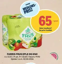 Matkroken FARRIS FRUS EPLE OG KIWI, Medlemspris tilbud