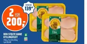 Coop Obs DEN STOLTE HANE KYLLINGFILET tilbud
