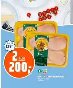 Coop Obs DEN STOLTE HANE KYLLINGFILET tilbud