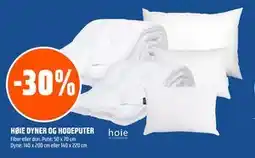 Coop Obs HØIE DYNER OG HODEPUTER tilbud