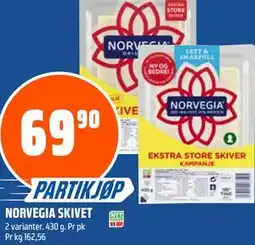 Coop Obs NORVEGIA SKIVET tilbud