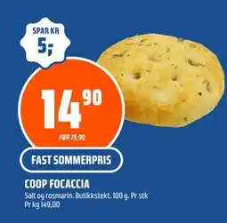 Coop Obs COOP FOCACCIA tilbud