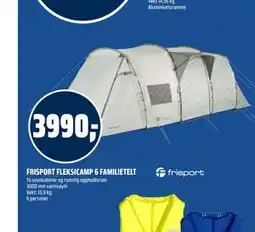 Coop Obs FRISPORT FLEKSICAMP 6 FAMILIETELT tilbud