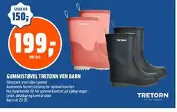 Coop Obs GUMMISTØVEL TRETORN VEN BARN tilbud