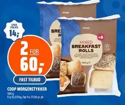 Coop Obs COOP MORGENSTYKKER tilbud