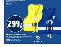 Coop Obs REGATTA POP FLYTEVEST 50N tilbud