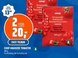 Coop Obs COOP HAKKEDE TOMATER tilbud